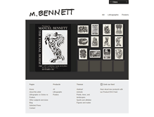 Tablet Screenshot of manuelbennett.com